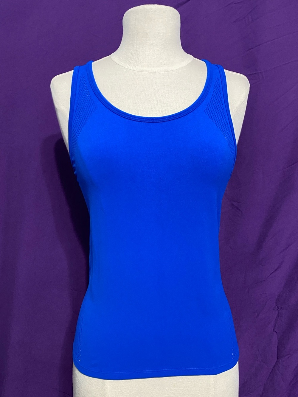 NWT Fabletics Cobalt Blue Athletic Tank Top. Size M.